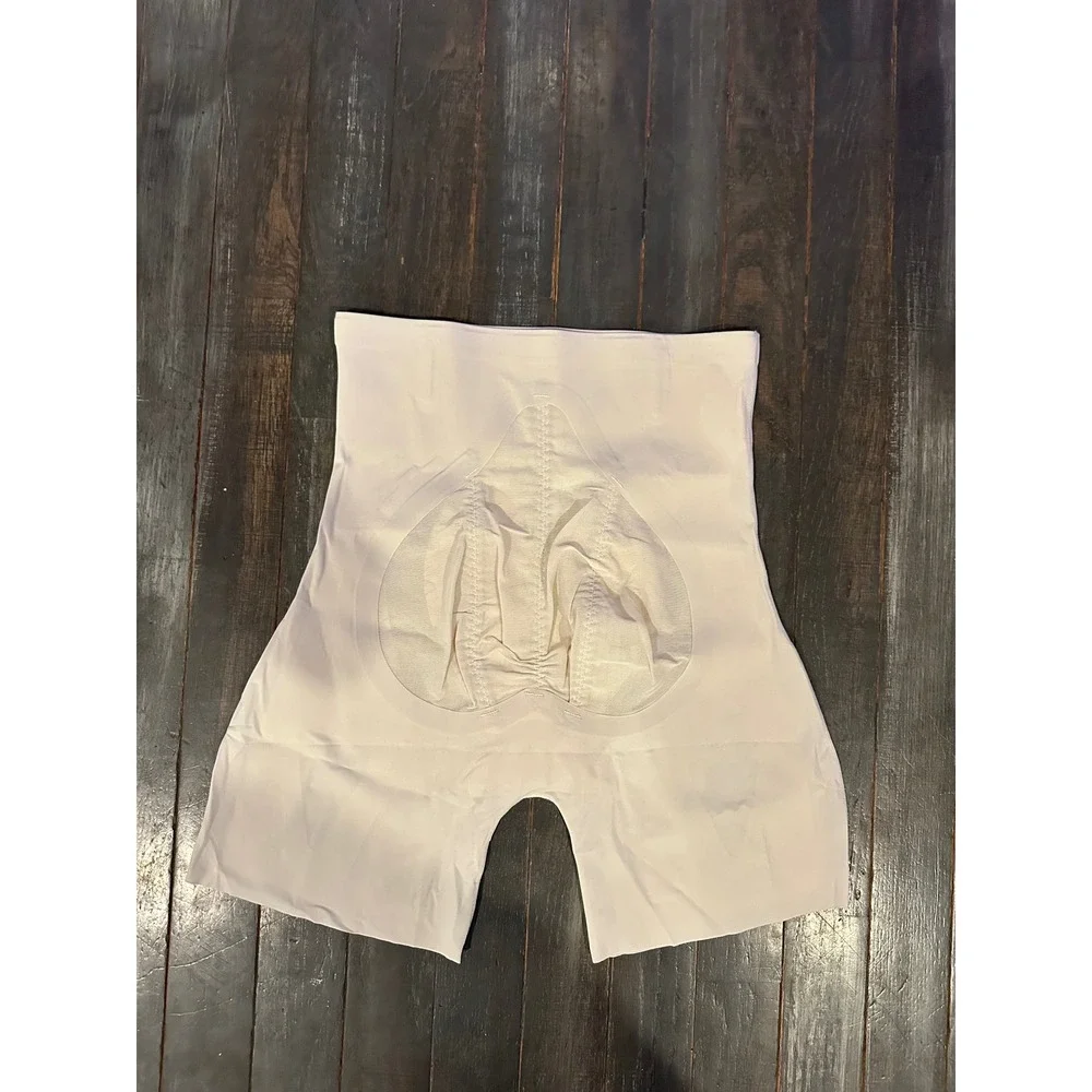 Unbranded Women High Waisted Seamless Shapewear Shorts Nude Tummy Control Shaper